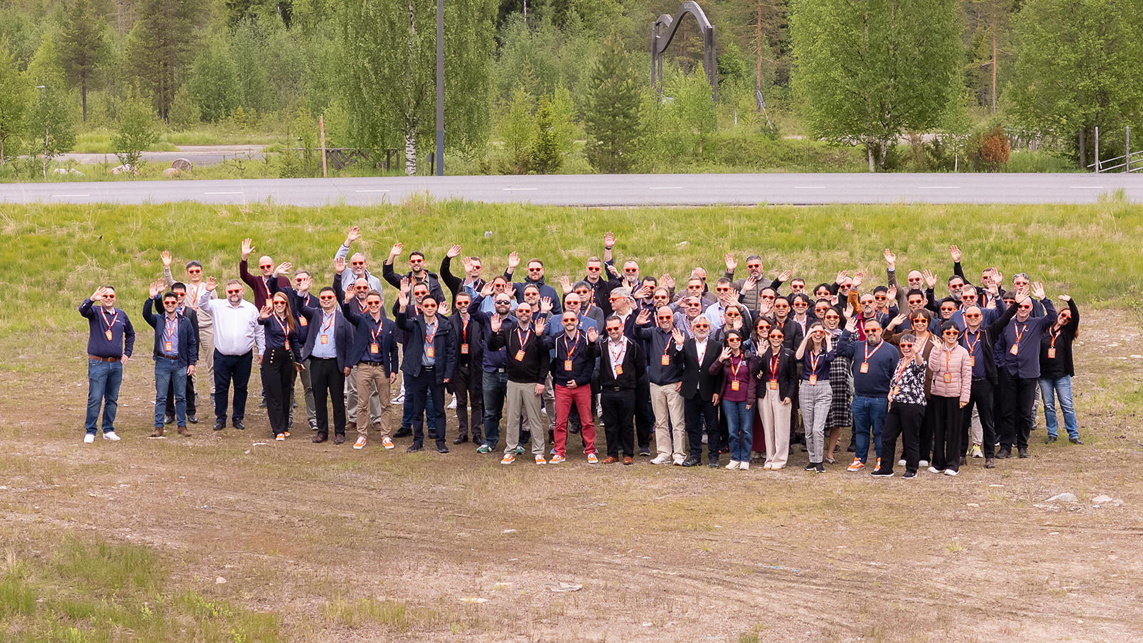 Group photo from Specim PartnerDays 2025 in Iso-Syöte