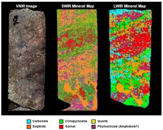 Figure 4: High-resolution mineral mapping