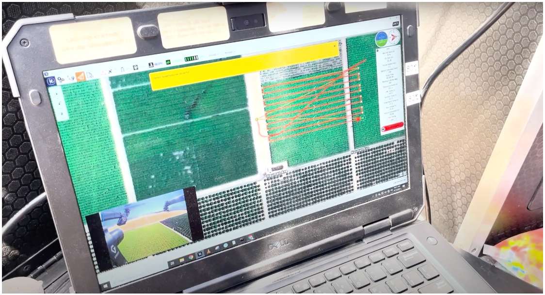 Figure 2: Mapping the health and growing stage of vegetation from UAV Figure 2: Mapping the health and growing stage of vegetation from UAV
