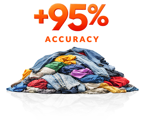 Specim RETEX : +95% accuracy across all textile materials in the market Specim RETEX : +95% accuracy across all textile materials in the market